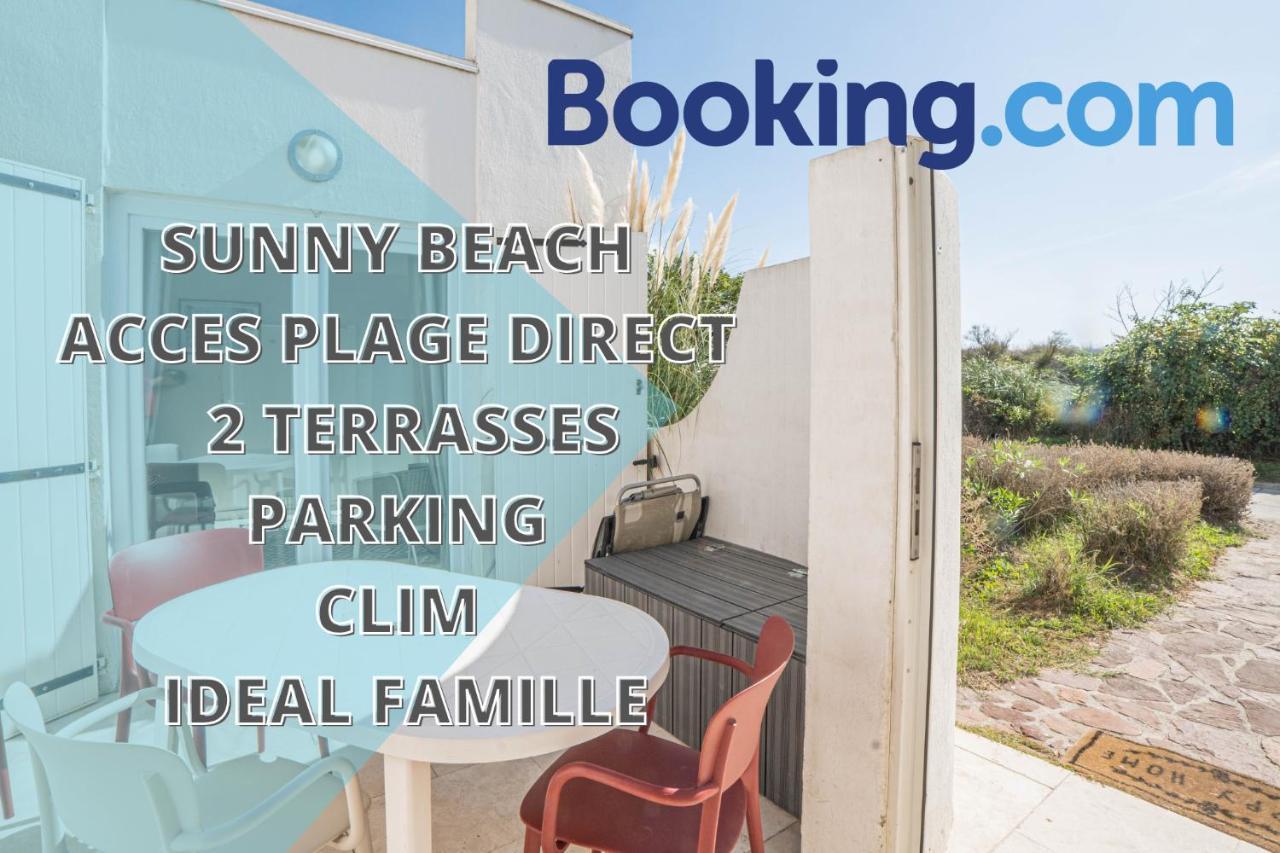 VILLA SUNNY BEACH CLIM ACCES PLAGE PARKING FAMILLE - CoHôteConciergerie La Grande Motte Extérieur photo